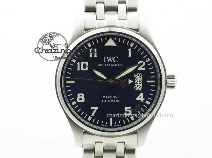 MIROTIME 0101 Portugieser Chrono  42 IW390406 RG ZF 1:1 Best Edition Blue Dial on Brown Leather Strap A Durable 7129